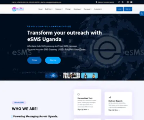 Esmsuganda.com(ESMS Uganda) Screenshot