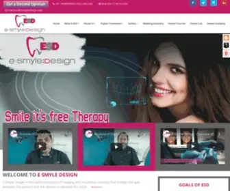 Esmyledesign.com(Celebrity smile dental clinic in lucknow) Screenshot