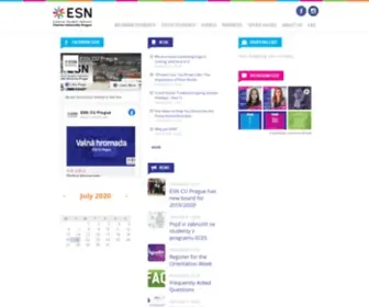 Esncuprague.cz(ESN CU Prague) Screenshot