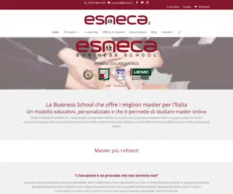 Esneca.it(Esneca Business School) Screenshot