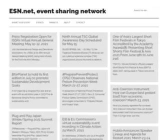 ESN.net(Event sharing network) Screenshot