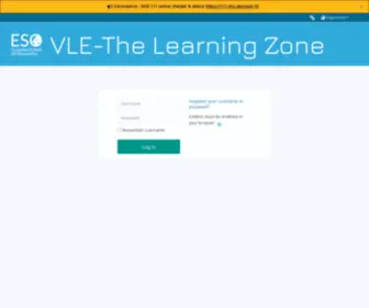Eso-Learningzone.co.uk(Moodle) Screenshot