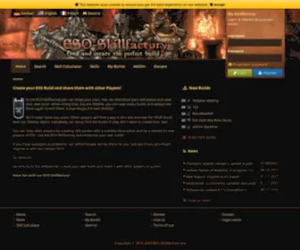 Eso-Skillfactory.com(ESO Build) Screenshot