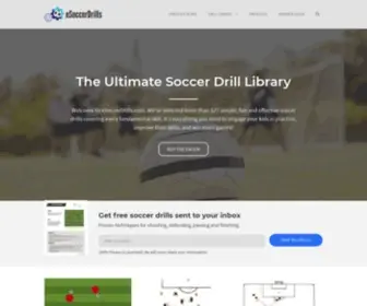 Esoccerdrills.com(Soccer Drills) Screenshot