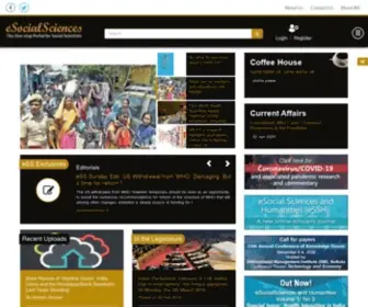 Esocialsciences.org(Esocialsciences) Screenshot