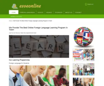 Esoeonline.org(Online Foreign Language Learning) Screenshot