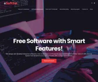Esoftsat.com(Enterprise Software & Satellite Internet for EMEA) Screenshot