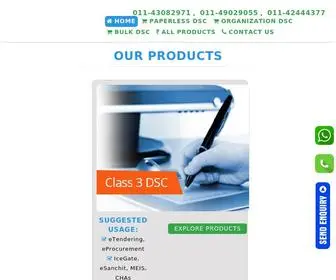 Esolutions.net.in(Digital signature) Screenshot