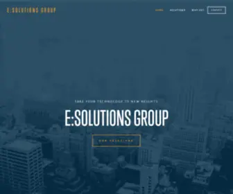 Esolutionsgroup.com(Solutions Group) Screenshot