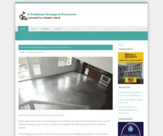 Esolutionsl.com(E Solution Stamped Concrete Mississauga) Screenshot