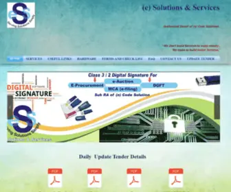 Esolutionsnservices.com(E SOLUTIONS & SERVICES) Screenshot