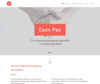 Esonpac.com(Eson Pac Pharma) Screenshot