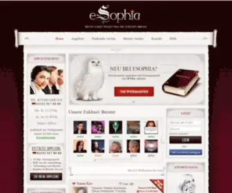 Esophia.de Screenshot