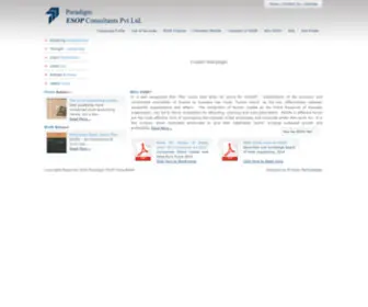 Esopindia.com(ESOP Consultants) Screenshot