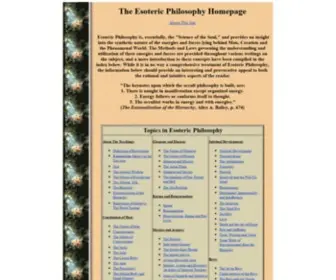Esoteric-Philosophy.net(The Esoteric Philosophy) Screenshot