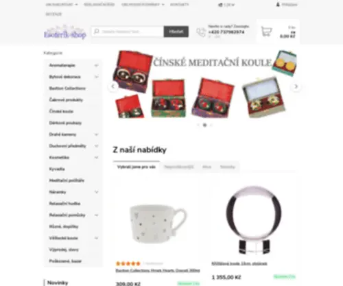 Esoterik-Shop.cz(Esoterický obchod) Screenshot