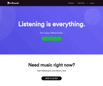 Esound.app(ESound Music) Screenshot