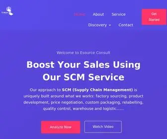 Esourceconsult.com(Contact Support) Screenshot