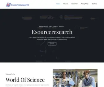 Esourceresearch.org(OBSSR e) Screenshot