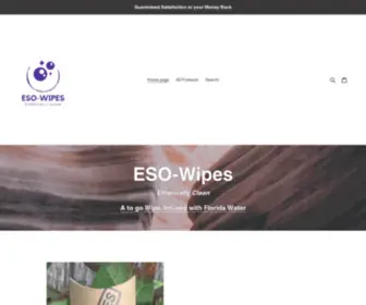 Esowipes.com(ESO-Wipes) Screenshot