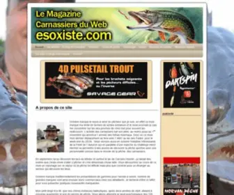 Esoxiste.com(Bienvenue) Screenshot