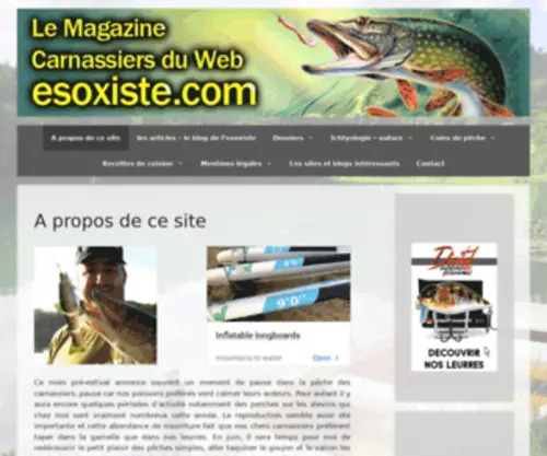 Esoxiste.fr(Bienvenue) Screenshot