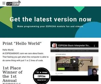 ESP8266Basic.com(ESP8266 BASIC) Screenshot