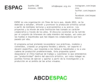 Espac.org.mx(Espac) Screenshot