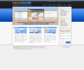 Espace-Boutik.com(Espace Boutik) Screenshot