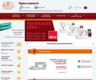 Espace-Couture.fr(Vente de machines) Screenshot