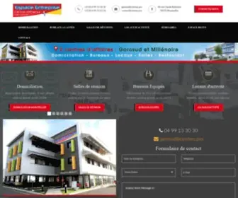 Espace-Entreprise.pro(Domiciliation Montpellier) Screenshot
