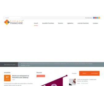 Espace-Franchise.com(Portail) Screenshot