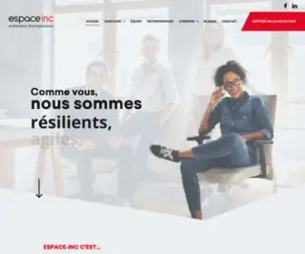 Espace-INC.org(Accélérateur d'entrepreneurs) Screenshot