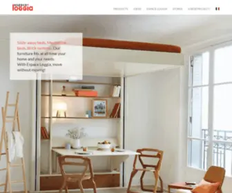 Espace-Loggia.com(Loft and mobile beds) Screenshot