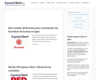 Espaceclient.info(Espace Client) Screenshot