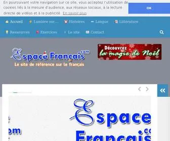 Espacefrancais.com(Langue) Screenshot
