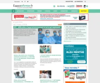 Espaceinfirmier.com(Vie et profession infirmière) Screenshot