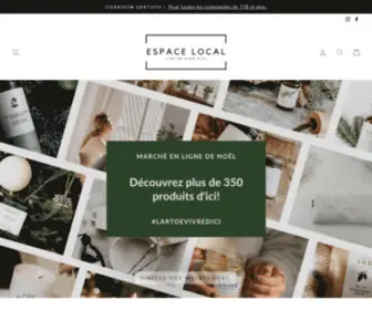 Espacelocal.co(Produits québécois) Screenshot