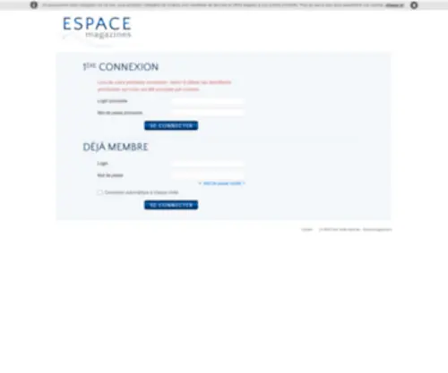 Espacemagazines.fr(Espace magazines) Screenshot