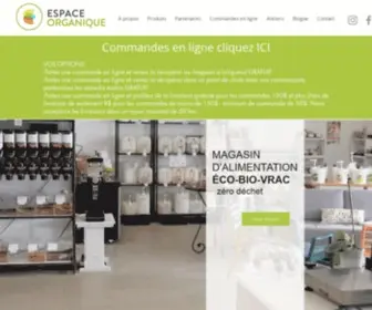 Espaceorganique.com(Espace) Screenshot