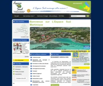 Espacesud.fr(Bienvenue sur L’Espace Sud Martinique) Screenshot