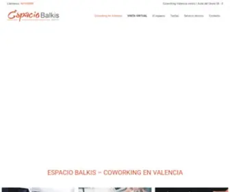 Espaciobalkis.com(Coworking en Valencia) Screenshot