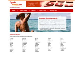 Espaciohoteles.com(Hoteles baratos) Screenshot