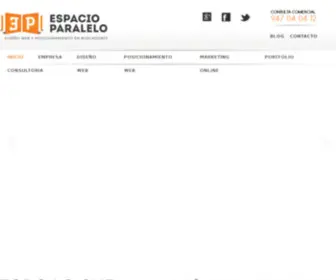 Espacioparalelo.com(Diseño Web Joomla) Screenshot