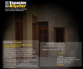 Espaciosenalquiler.com.ar(Espacios en alquiler) Screenshot