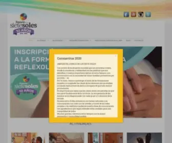 Espaciosietesoles.com.ar(Espacio de los Siete Soles) Screenshot