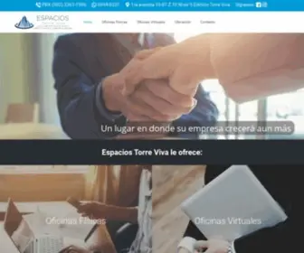 Espaciostorreviva.com(Espacios Torre Viva) Screenshot