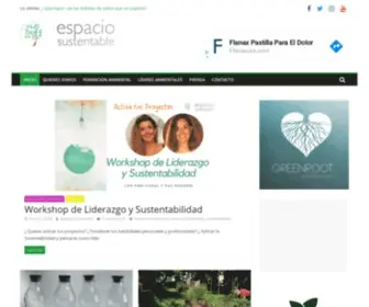 Espaciosustentable.com(Espacio Sustentable) Screenshot