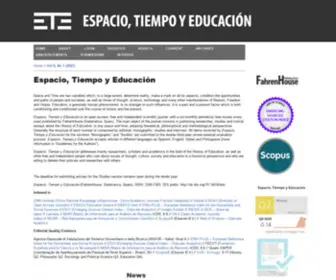 Espaciotiempoyeducacion.com(Espacio) Screenshot