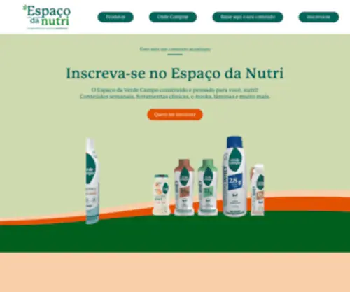 Espacodanutri.com.br(Espaço da Nutri) Screenshot